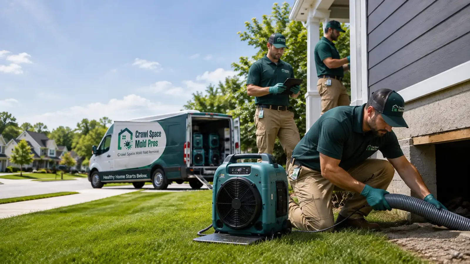 Crawl Space Mold Removal in Christiansburg, VA